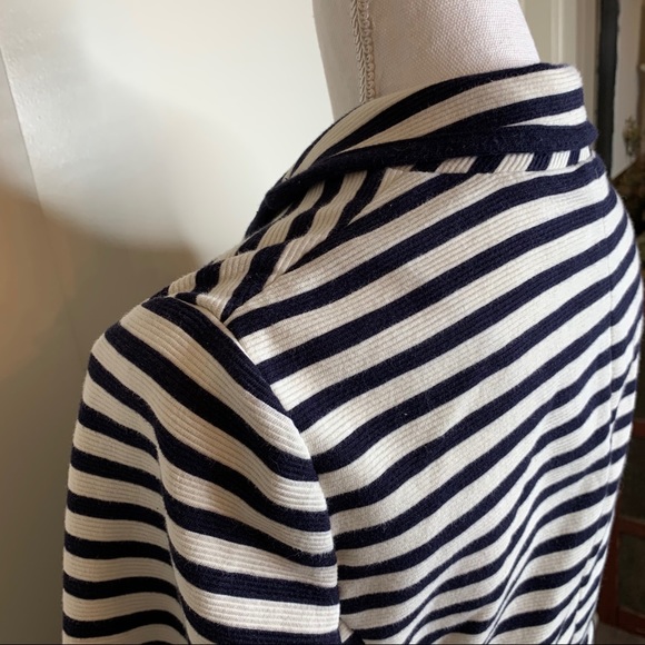 TALBOTS  STRIPPED JACKET CARDIGAN - Picture 6 of 16